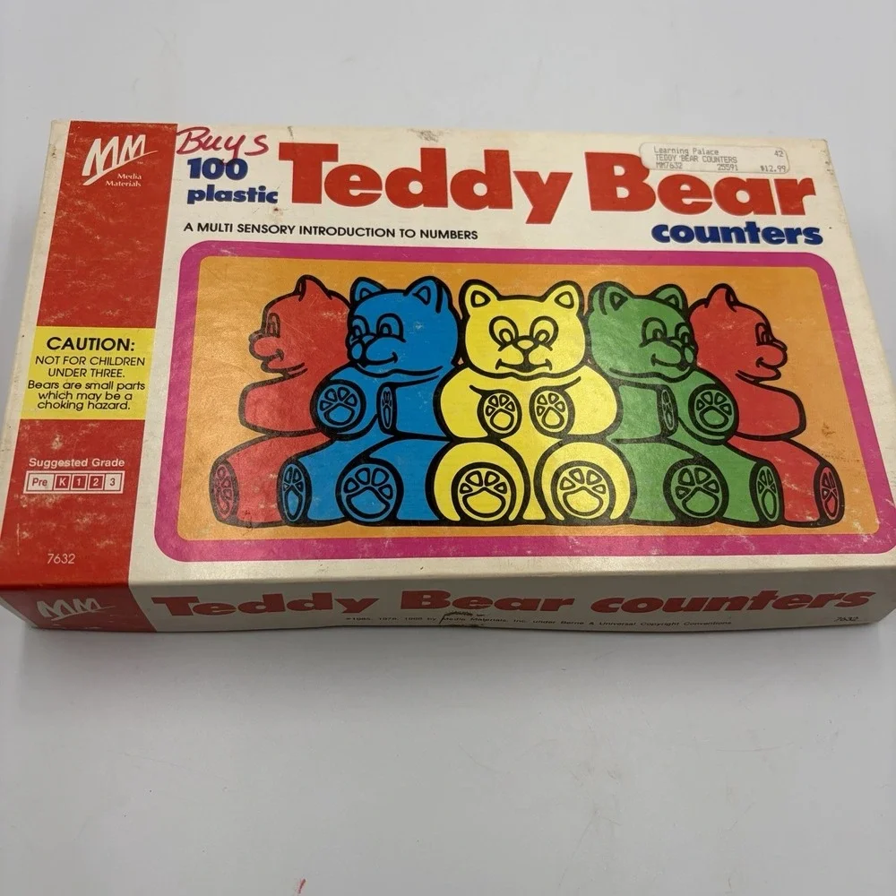 Teddy Bear Counters - Multi-Sensory Intro to Numbers 74‎ Blue Bears  1985